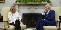 Biden, Italian Prime Minster Meloni meet to discuss foreign policy
